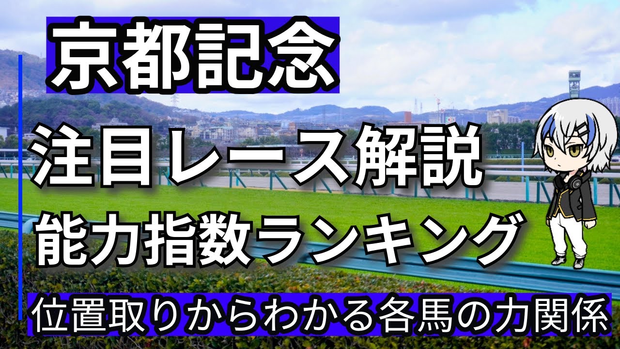 【京都記念2025】チェルヴィニア、ソールオリエンス、指数でわかるHレベルレース、展開トラックバイアスを見ながら考えていきます。