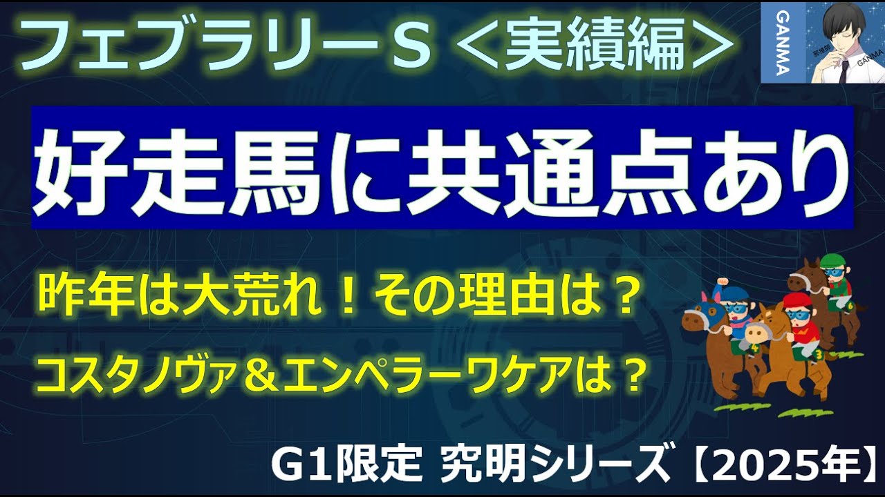【フェブラリーステークス2025＜実績編＞】昨年、大荒れとなった「理由」が判明！？今年はどうなる？