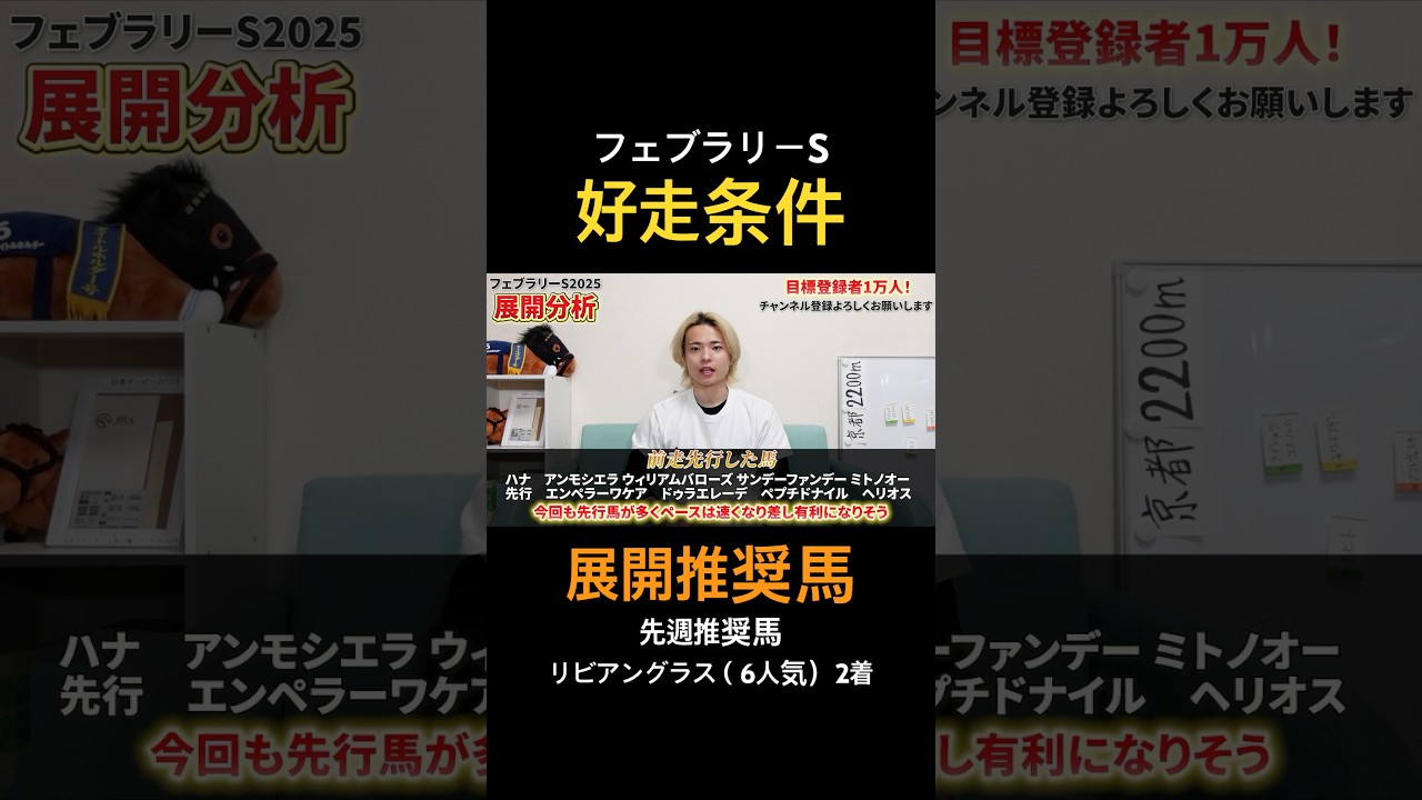 フェブラリーステークス2025過去展開推奨馬！コスタノヴァやエンペラーワケア，ミッキーファイトはいかに⁉︎#競馬 #競馬予想 #穴馬 #馬券 #フェブラリーステークス #おすすめ #shorts