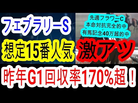 【競馬予想】フェブラリーステークス2025　まさかの超穴馬にS評価！　前走より距離短縮で力を発揮する実績馬を狙いましょう！！
