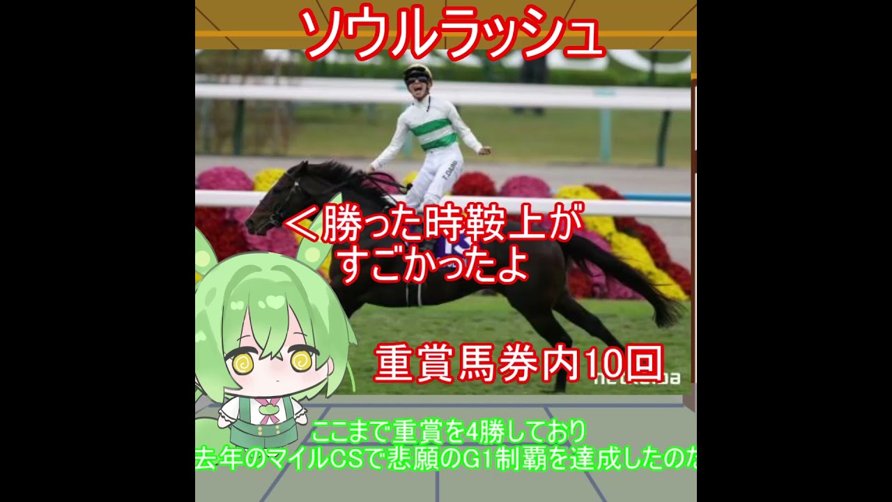 【中山記念2025】マイル戦の王者がここで始動する　ソウルラッシュ【チャンピオン始動】#shorts #競馬 #中山記念 #ソウルラッシュ