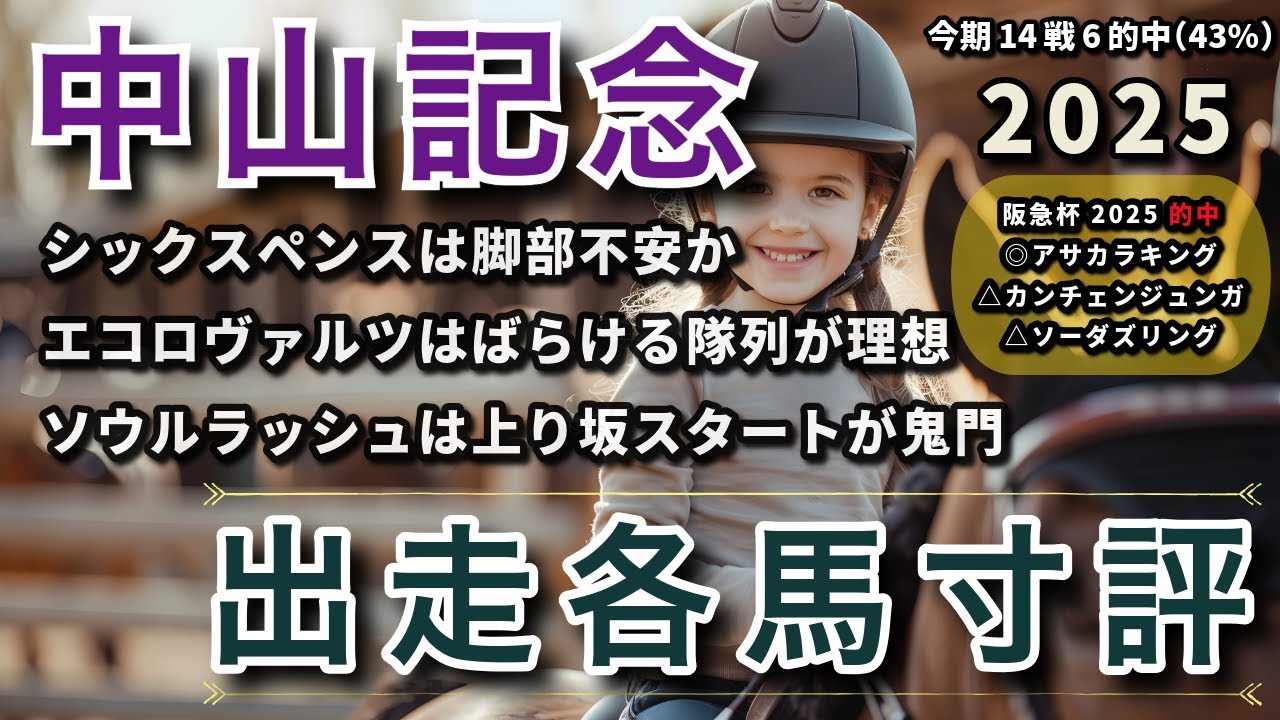 中山記念 2025 - 出走各馬寸評