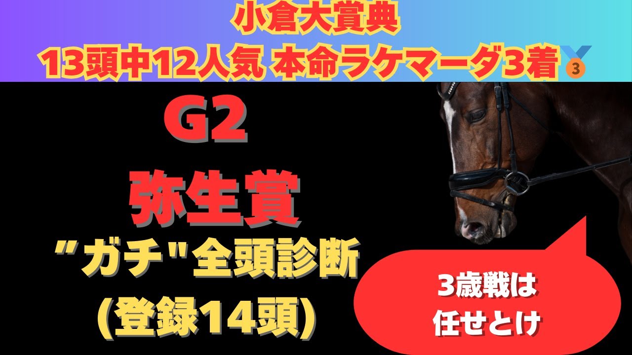 【弥生賞2025】ガチ全頭診断！皐月賞への切符をかけた熱いレースで絶対に狙いたいのはこの馬だ！