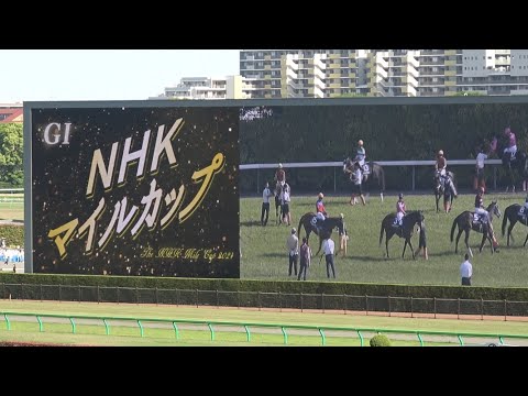 【現地】NHKマイルカップ ジャンタルマンタル快勝！【N響による生ファンファーレ〜レース映像】