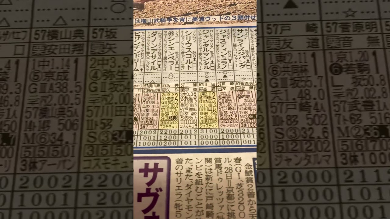 競馬予想🏇2024皐月賞