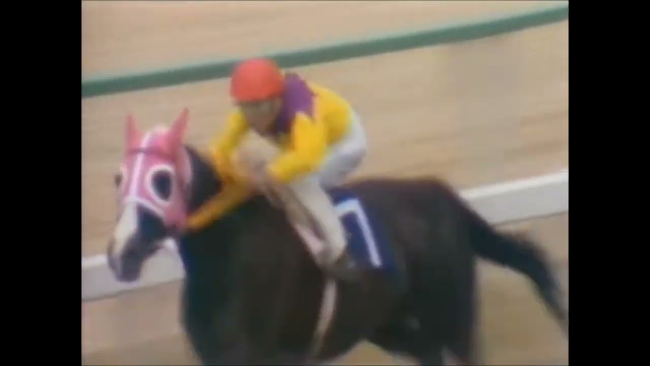 1975年桜花賞･ダイジェスト（4角～）　テスコガビー独走　～ラジオ実況
