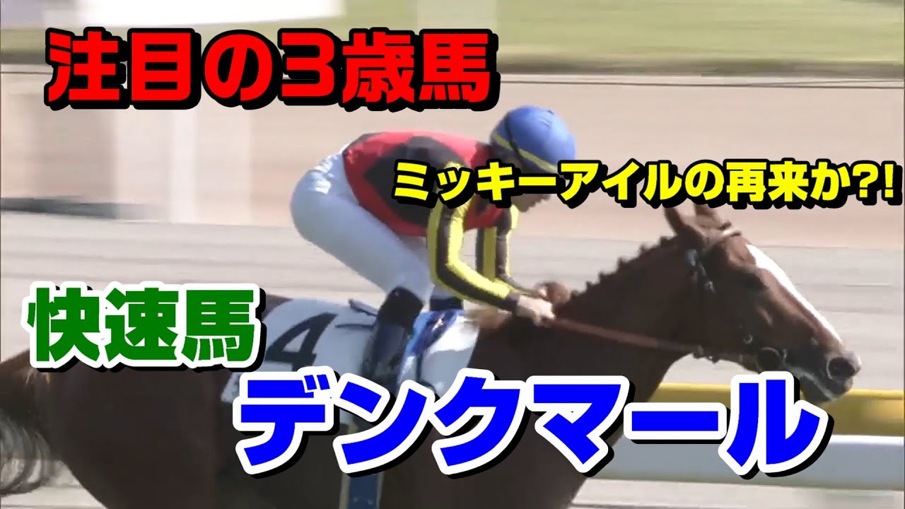 【注目の3歳馬】　快速馬　デンクマール