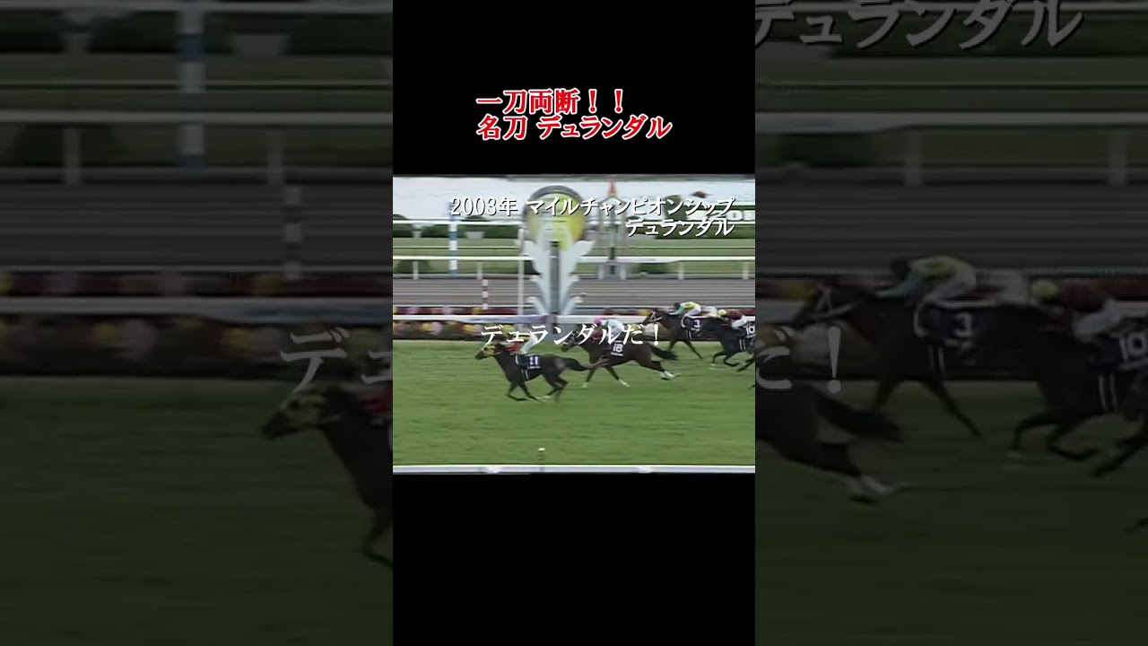 名実況 デュランダル スプリンターズステークス 追い込み