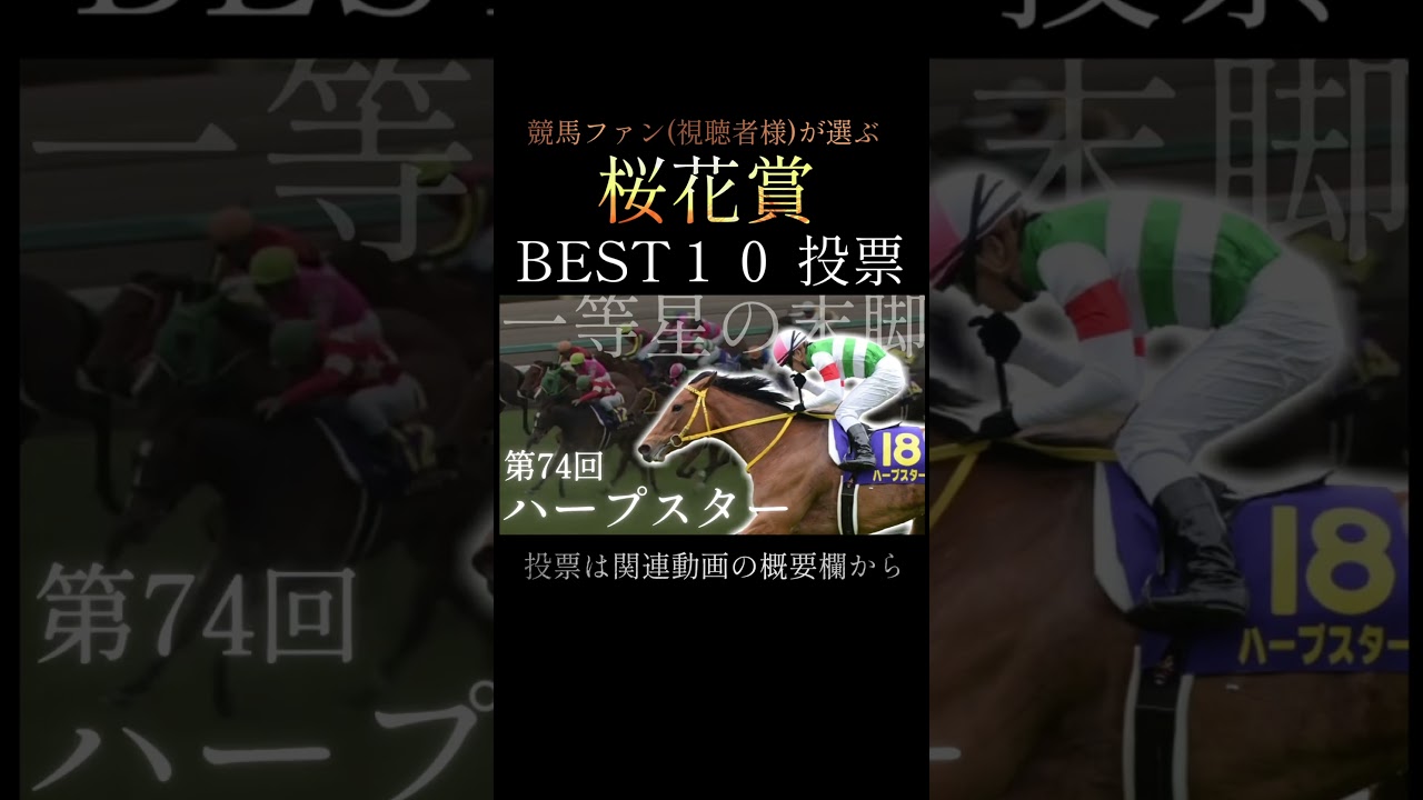 競馬ファン(視聴者様)が選ぶ『桜花賞』BEST10　投票はリンクから #競馬 #ランキング #shorts  #人気投票