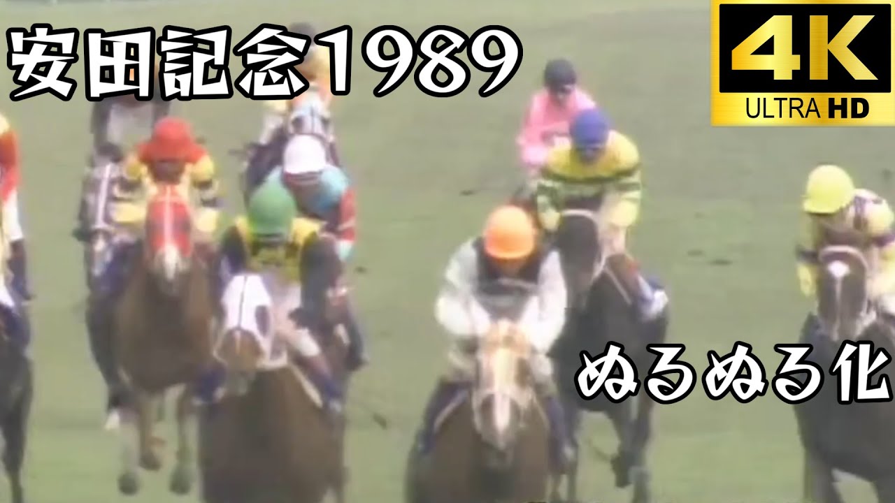 バンブーメモリー  安田記念 1989 ぬるぬる化で見よう conv to 60fps