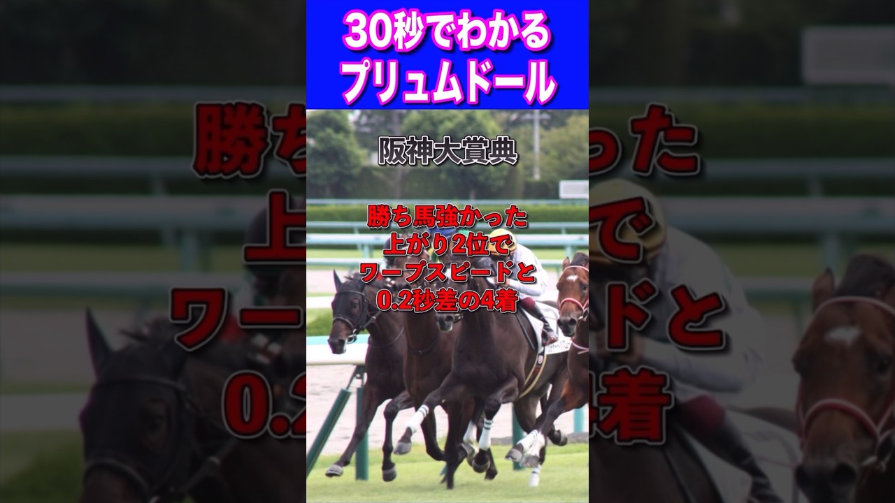 【天皇賞春2024】30秒でわかるプリュムドール