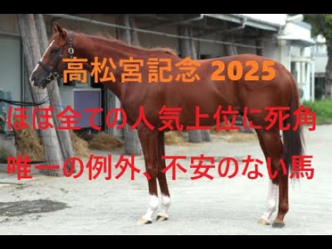 高松宮記念 2025 ほぼ全ての人気上位に死角　唯一の例外、不安のない馬
