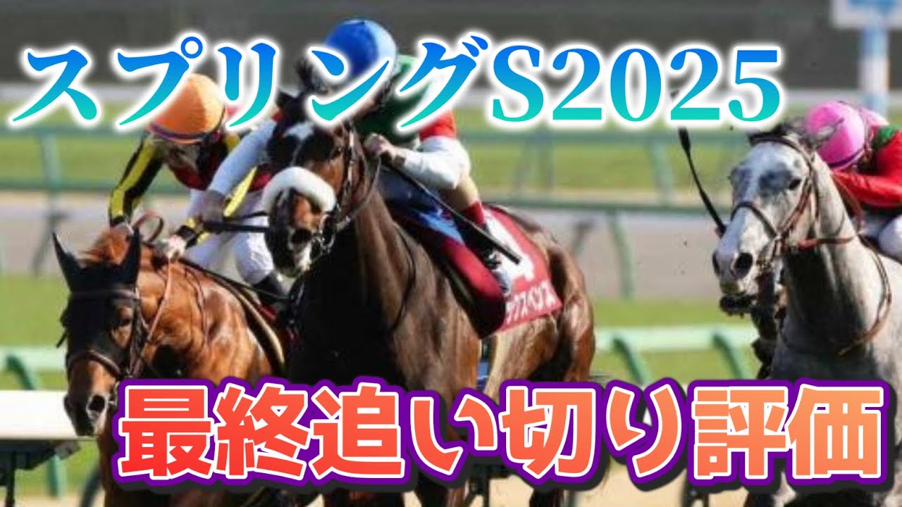 スプリングステークス2025 最終追い切り評価