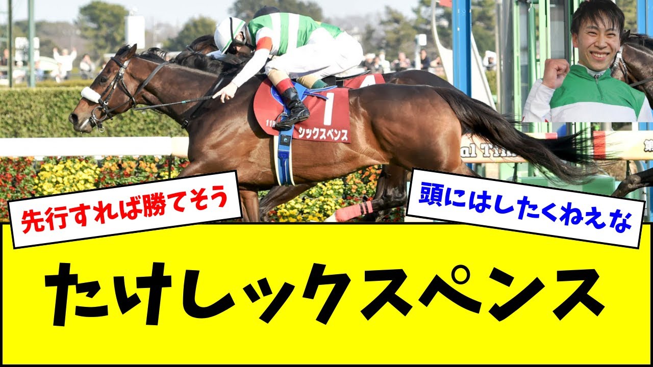 シックスペンス、大阪杯の鞍上は横山武史にオファー