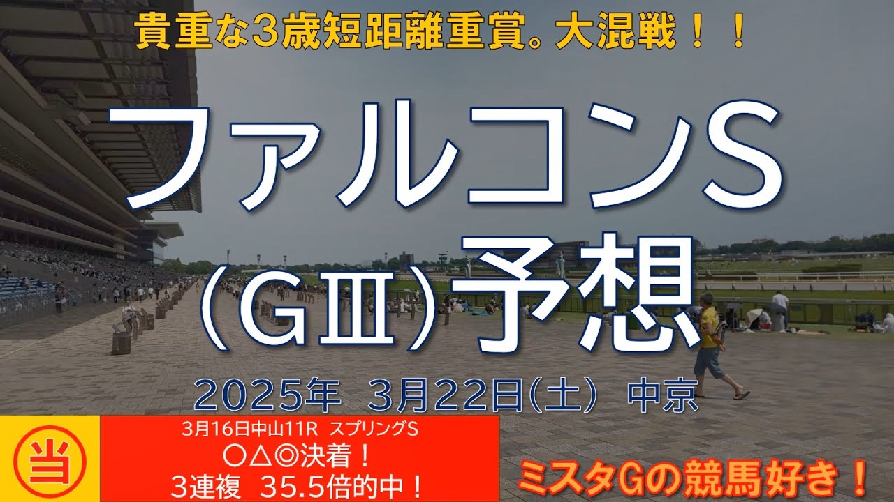 【ファルコンＳ2025】貴重な３歳短距離重賞。大混戦！！＃ファルコンＳ＃シルバーレイン＃パンジャタワー＃トータルクラリティ＃アーリントウロウ＃ヤンキーバローズ＃ニタモノドウシ（３月２２日　中京11R）