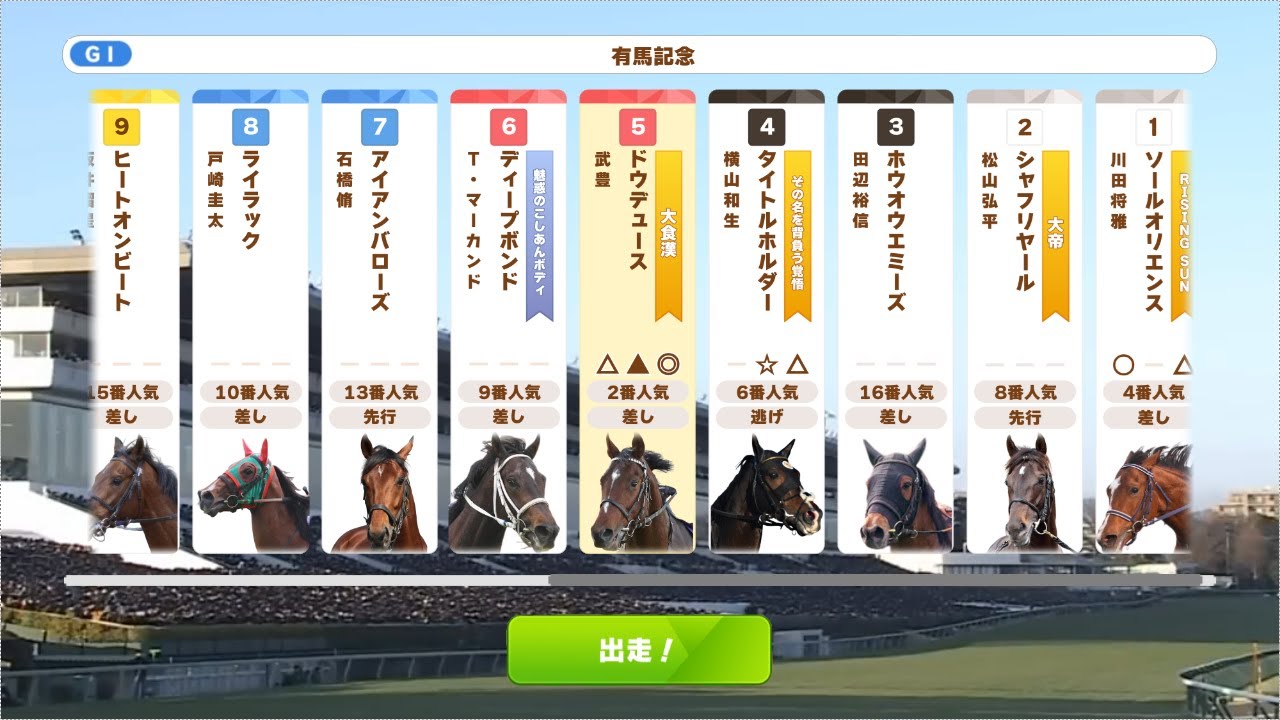 【ウマ娘風競馬MAD】第68回GⅠ有馬記念(2023)