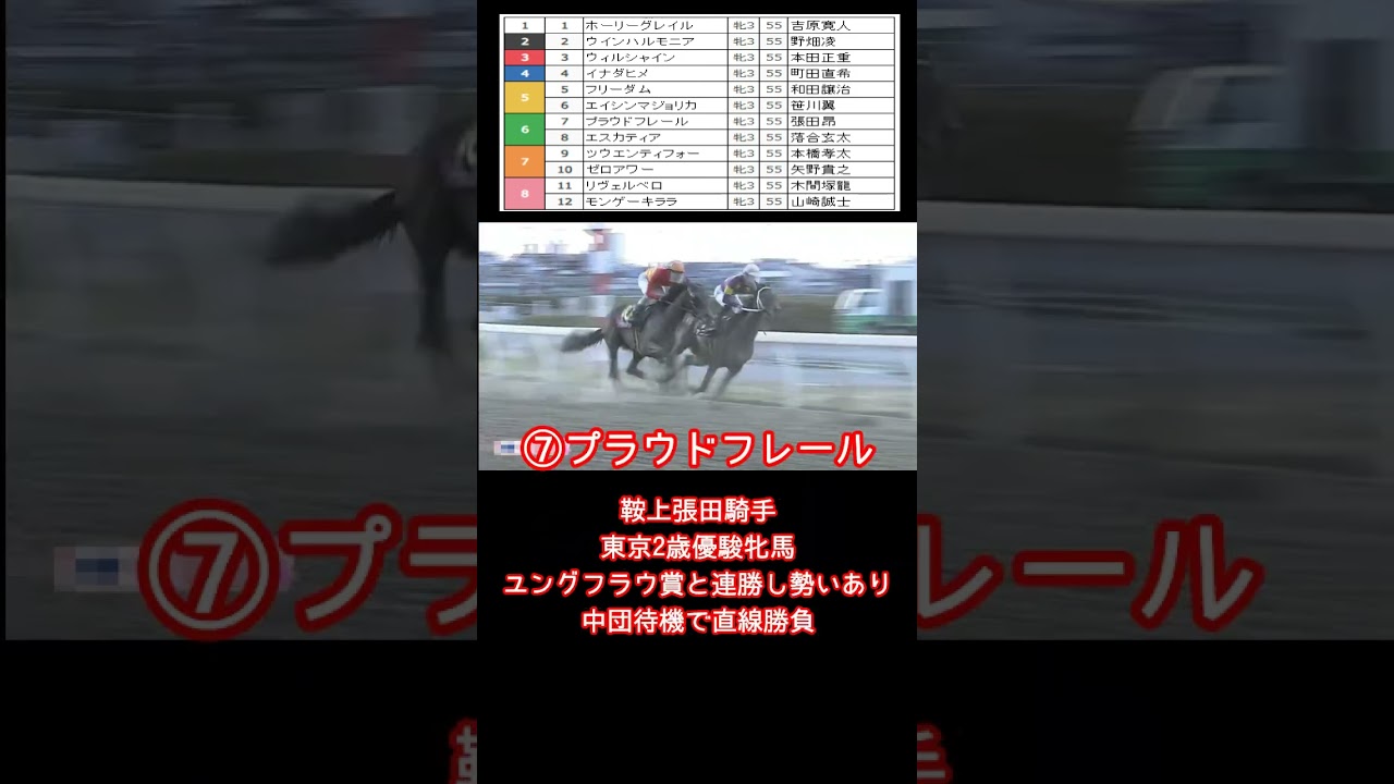 【桜花賞2025】浦和競馬桜花賞の最終予想