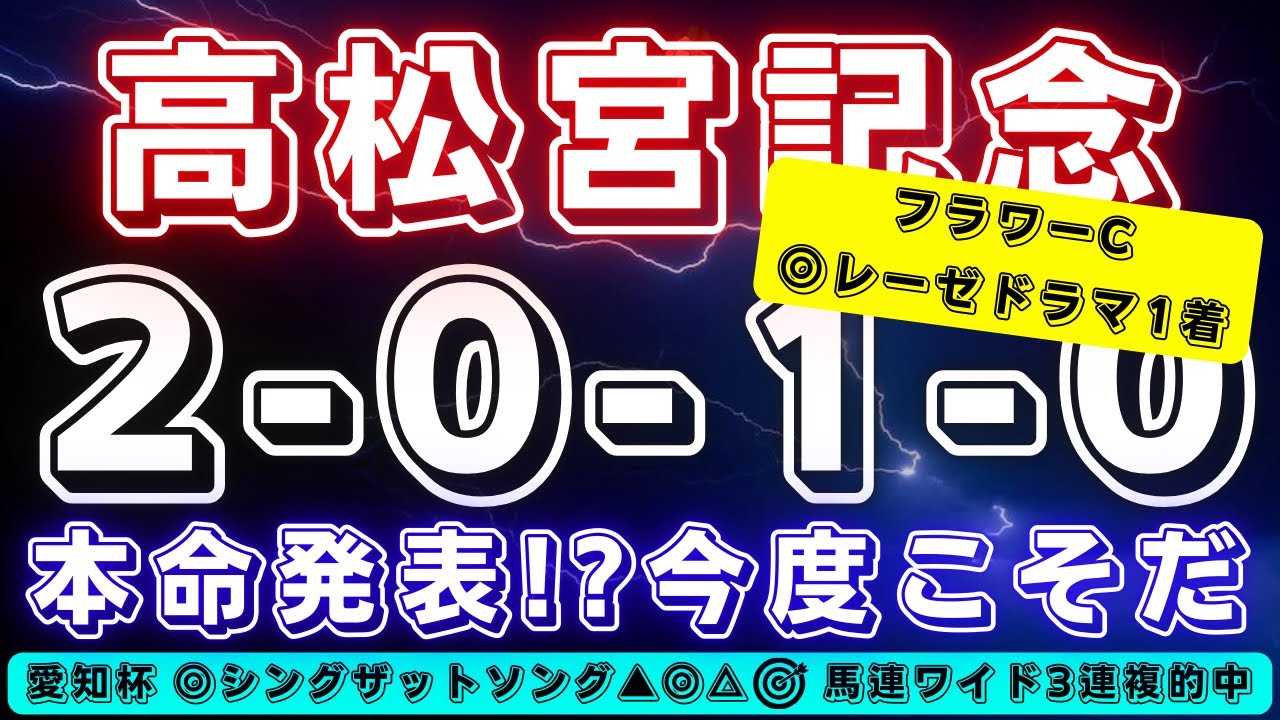 高松宮記念2025【1週前見解】あの馬をやはり狙いたい...🔥