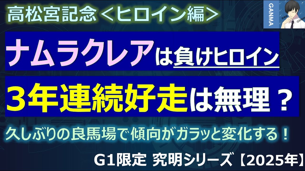 【高松宮記念2025＜ヒロイン編＞】ナムラクレアは「負けヒロイン」なのか？同じG1を3年連続で好走するのは難しい！？