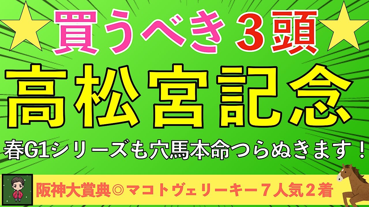 【2025 高松宮記念】春G1シリーズも穴狙い！爆穴配当まで狙います！