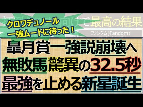 【一口馬主】皐月賞一強説崩壊！「ファンダム」毎日杯３F32.5秒差し切りで皐月賞馬候補へ名乗りを上げた☆