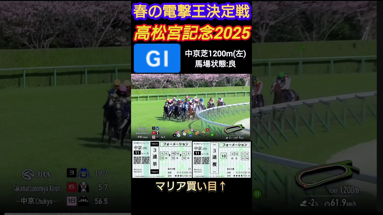 競馬好きのマリアの高松宮記念2025 #競馬 #競馬予想 #horse #馬 #高松宮記念2025 #ナムラクレア #ルメール #g1 #モレイラ #サトノレーヴ #short #shorts