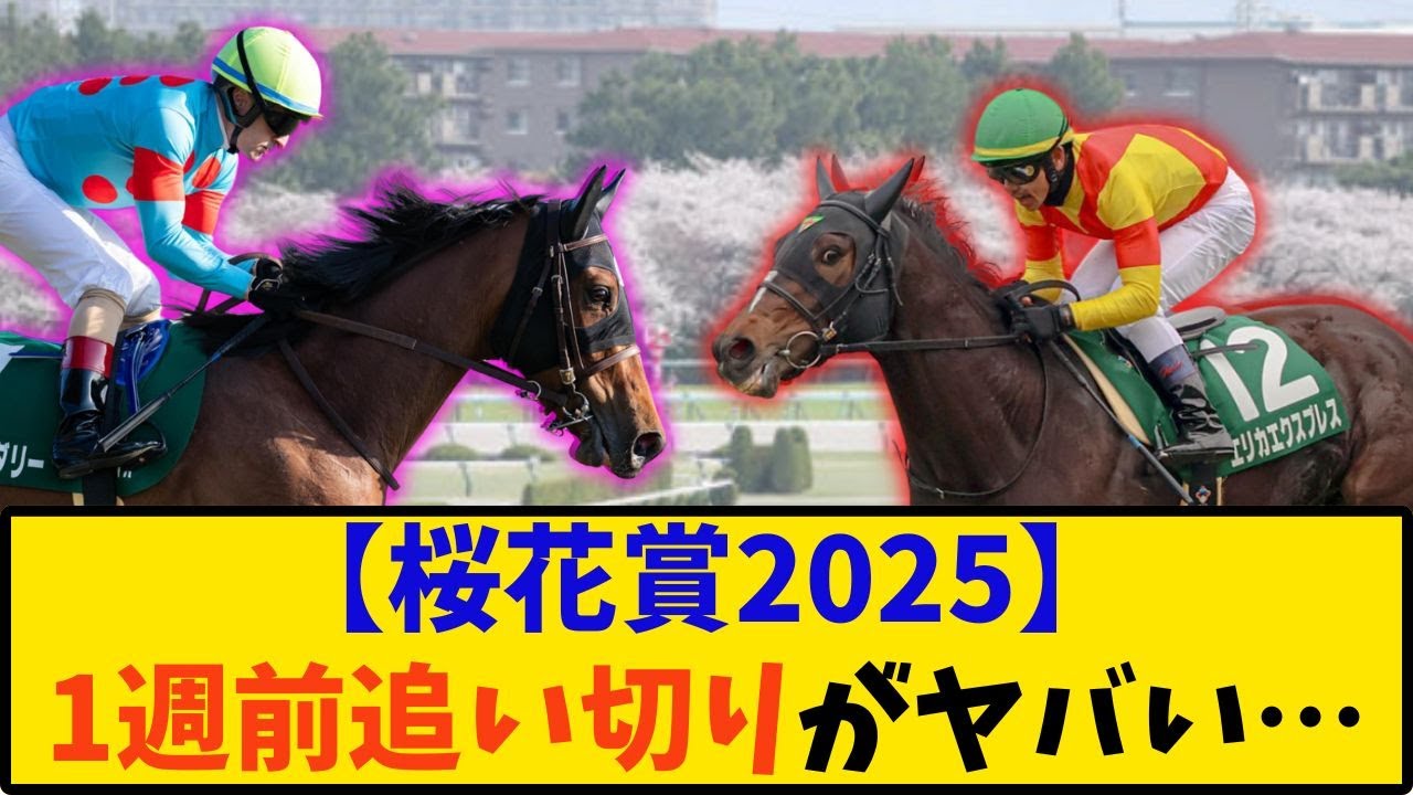【競馬「桜花賞 1週前追い切りがヤバい…」に対する反応【反応集】