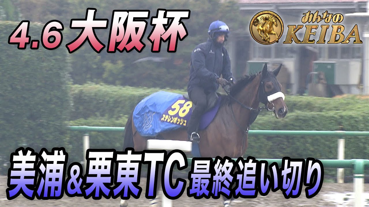 【群雄割拠の古馬王道！大阪杯・GⅠ】最終追い切り
