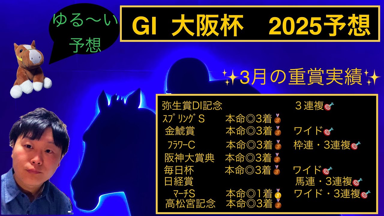🐙大阪杯2025予想🐙