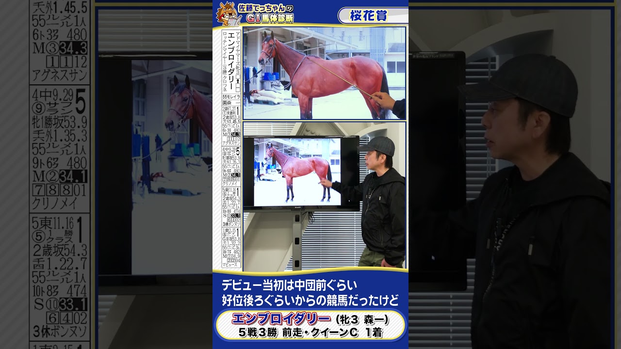 【2025年 桜花賞】エンブロイダリー馬体診断　 #shorts #競馬 #予想