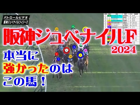 阪神ジュベナイルフィリーズ2024をパトロールビデオで振り返ったら、桜花賞2025が見えてきた！