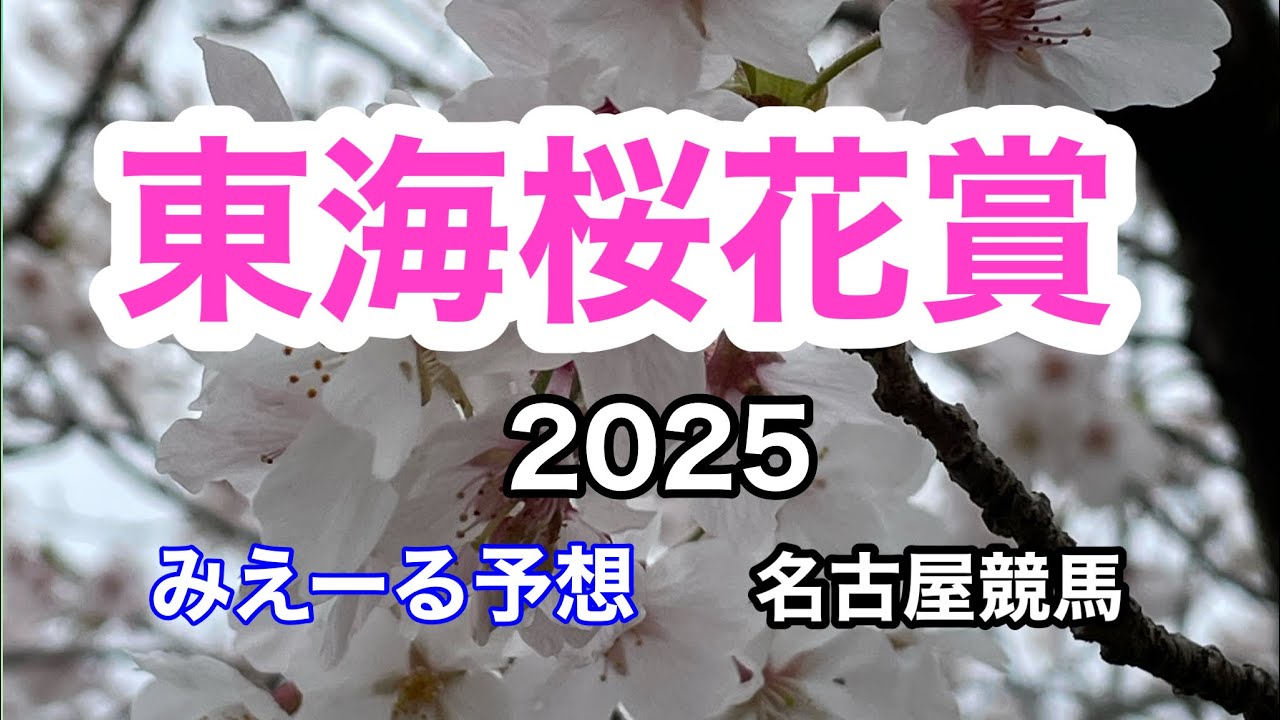 東海桜花賞　2025予想　名古屋競馬