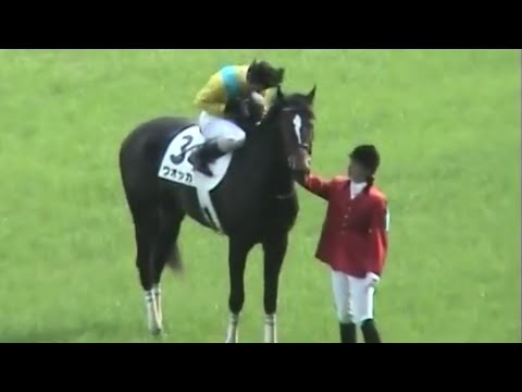 【ウオッカ号が優勝した日本ダービーのパドック&ウイニングラン（四位洋文騎手）】※悪画像　2007年5月27日（日）東京競馬場