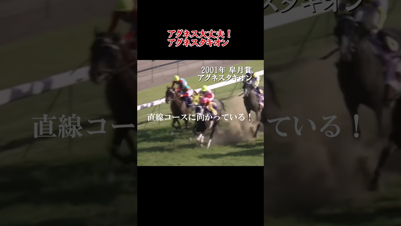 名実況 アグネスタキオン 皐月賞 河内洋