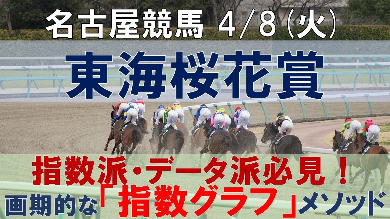4/8(火) 名古屋競馬11R【東海桜花賞】《地方競馬 指数グラフ・予想・攻略》