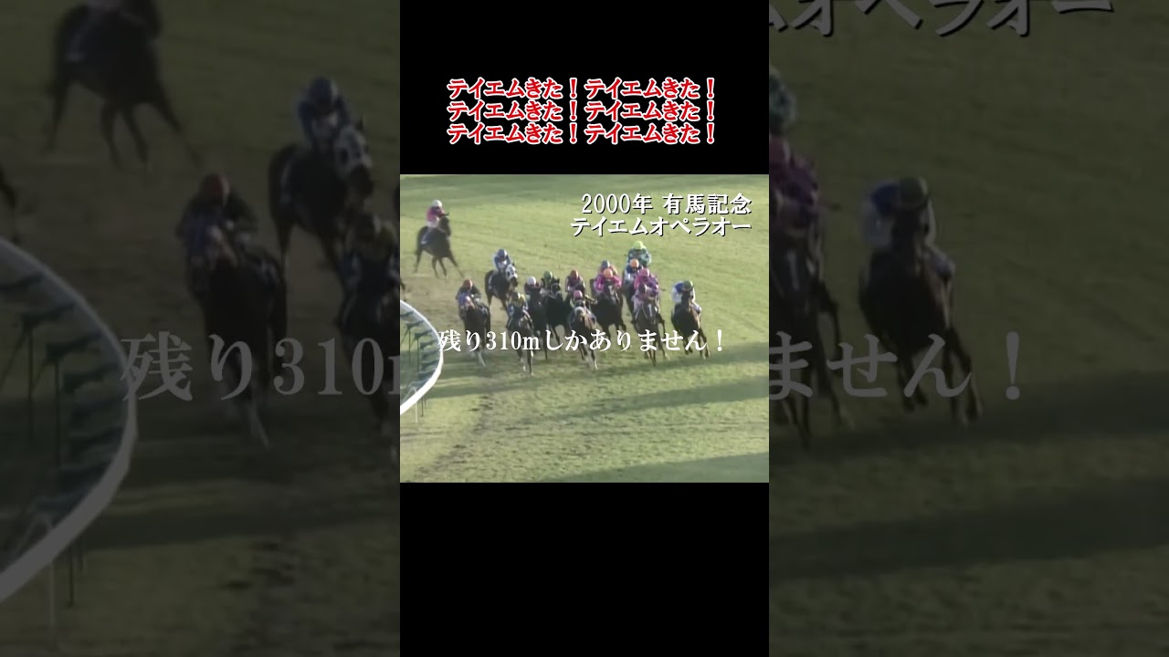 名実況 テイエムオペラオー 有馬記念 和田竜二