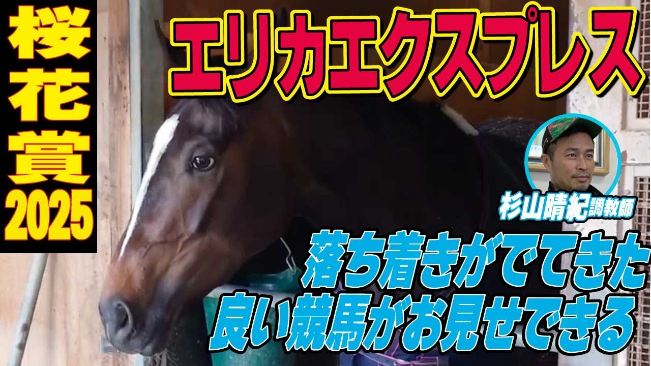 【桜花賞2025】エリカエクスプレス・杉山晴紀調教師インタビュー「落ち着きが出てきている」「条件に合っている」《東スポ競馬》