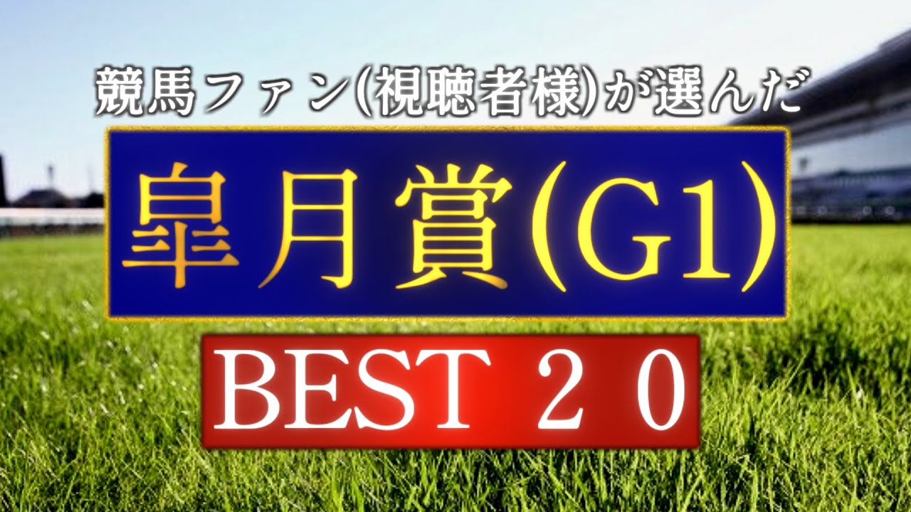 競馬ファン(視聴者様)が選んだ『皐月賞(G1)』BEST20