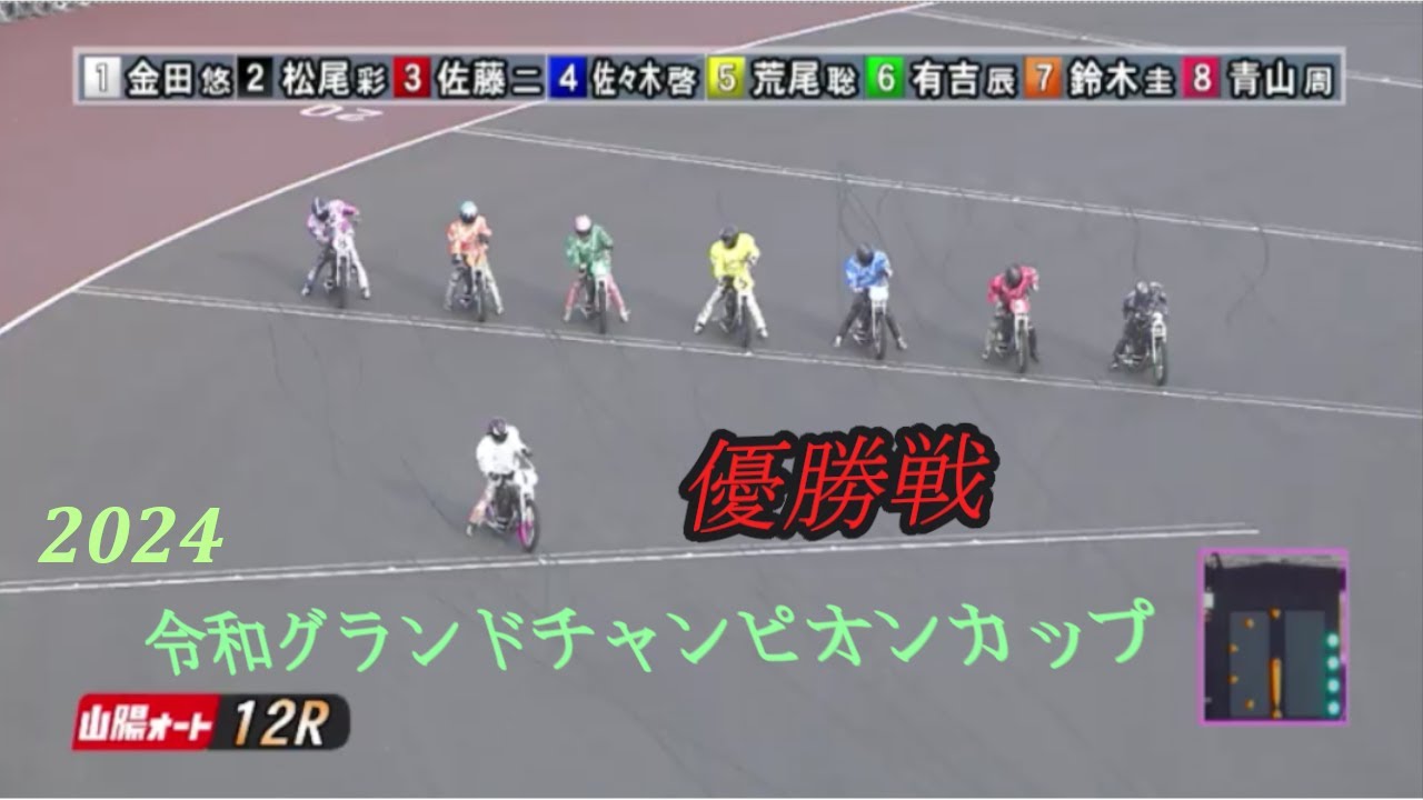 2024年4月14日 G1令和グランドチャンピオンズカップ優勝戦【山陽オート】12R