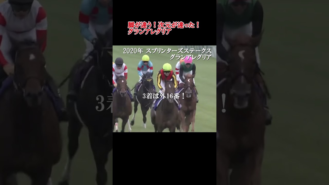 名実況 グランアレグリア スプリンターズステークス