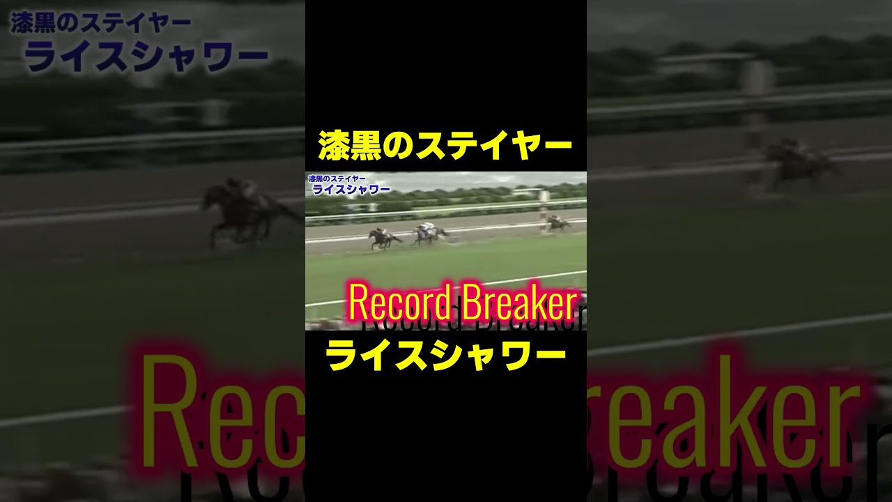 漆黒のステイヤー ライスシャワー　#競馬　#菊花賞