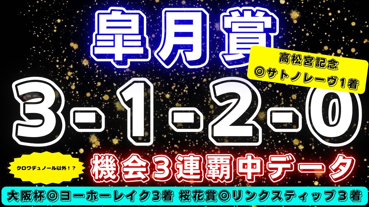 【改訂版】皐月賞2025【データ考察】牡馬クラシック第1冠👑怪物クロワデュノールに勝つならこの馬...‼️