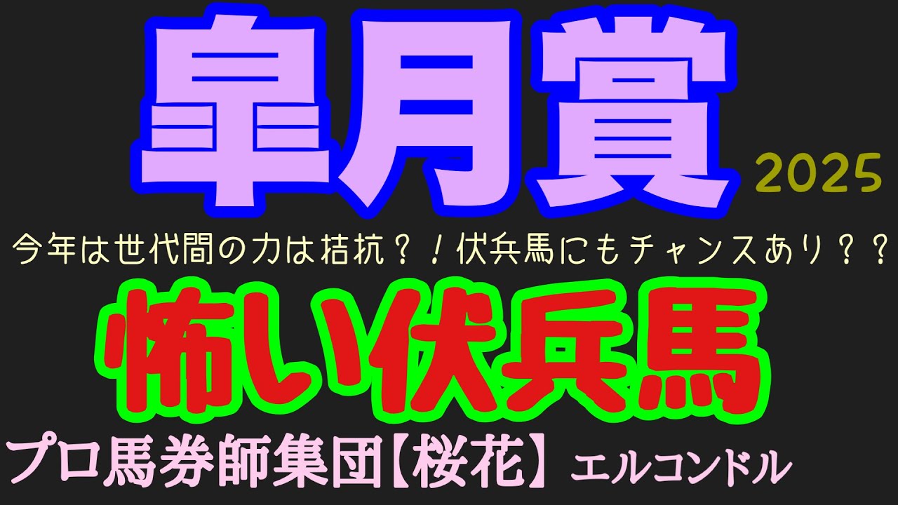 エルコンドル氏の皐月賞2025怖い伏兵馬！！クロワデュノールは確かに能力高い！しかし今年は世代の実力は拮抗気味では？週末は雨予報もあり伏兵馬にもチャンスあり？！