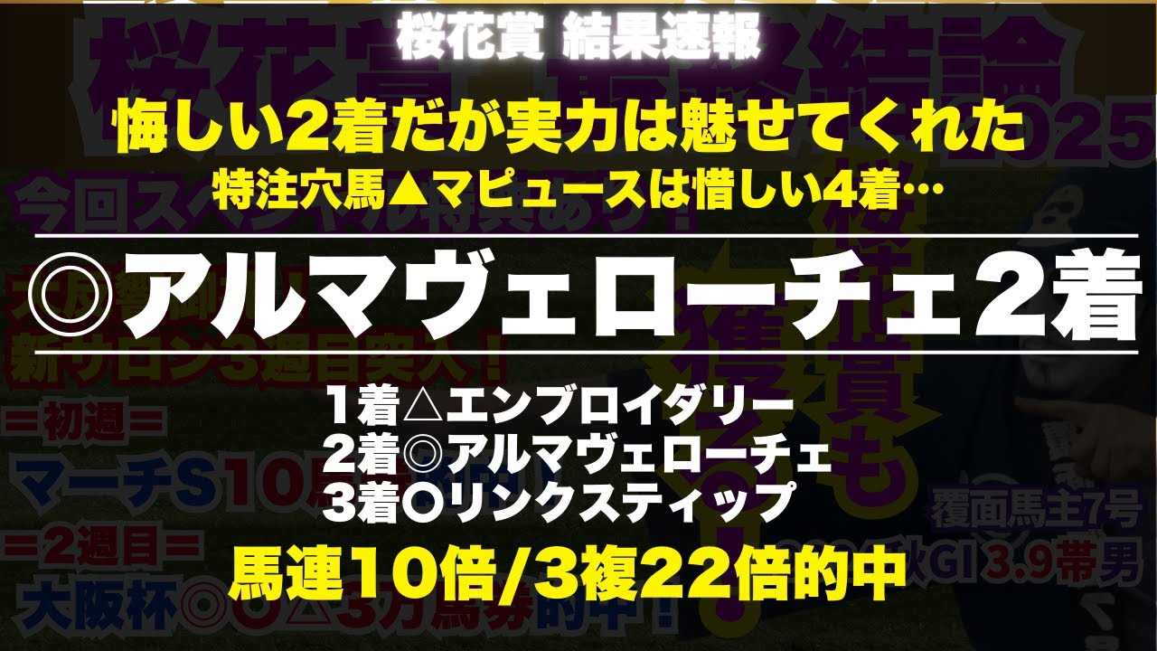 【桜花賞 2025】1強を確信！穴馬公開も→スペシャル特典付き最終結論！