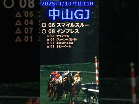 中山グランドジャンプ予想（2025年4月19日中山11R）