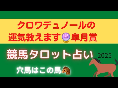 【クロワデュノールの運気は？！】皐月賞🐴競馬タロット占い🏇【あの馬が激アツ！！】