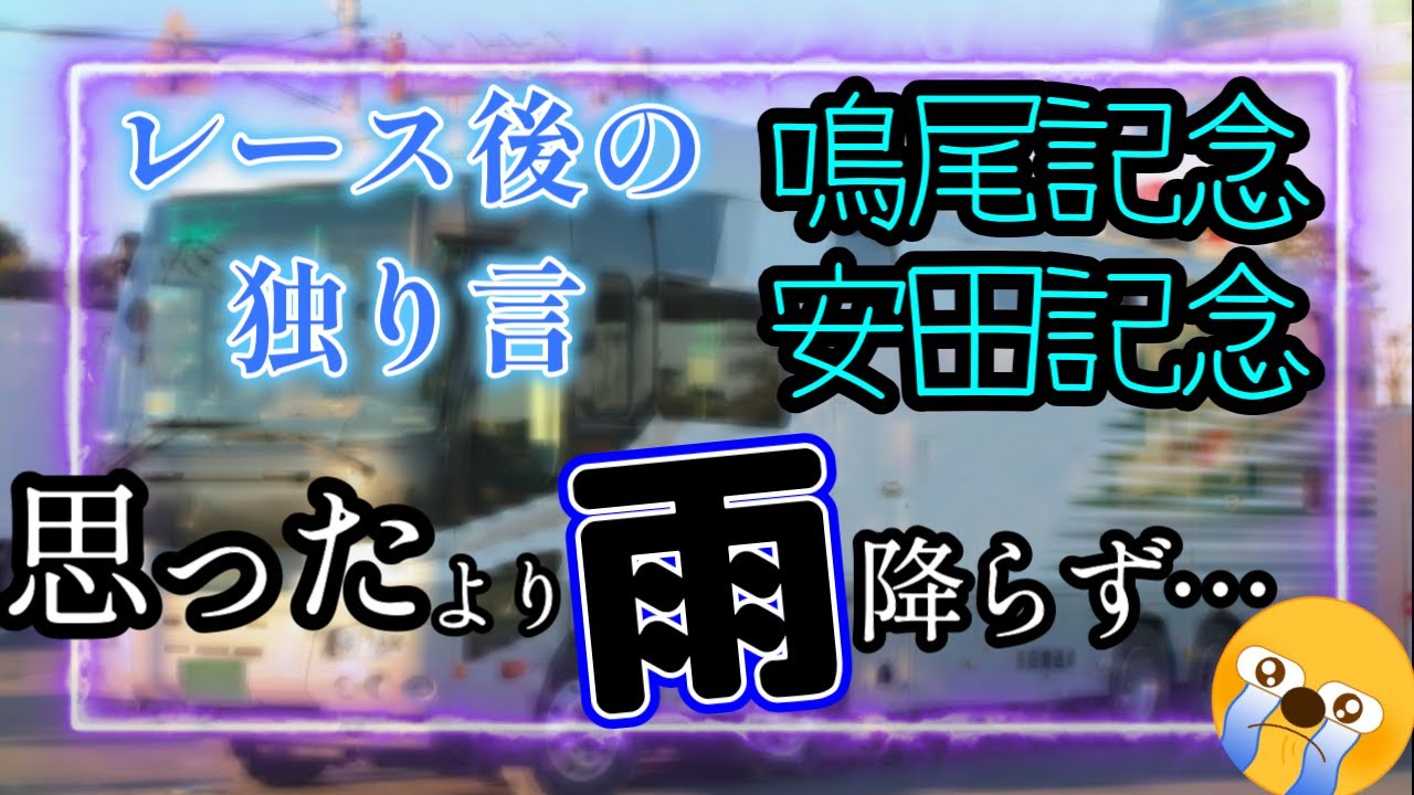 【レース後の独り言】安田記念　鳴尾記念　2024