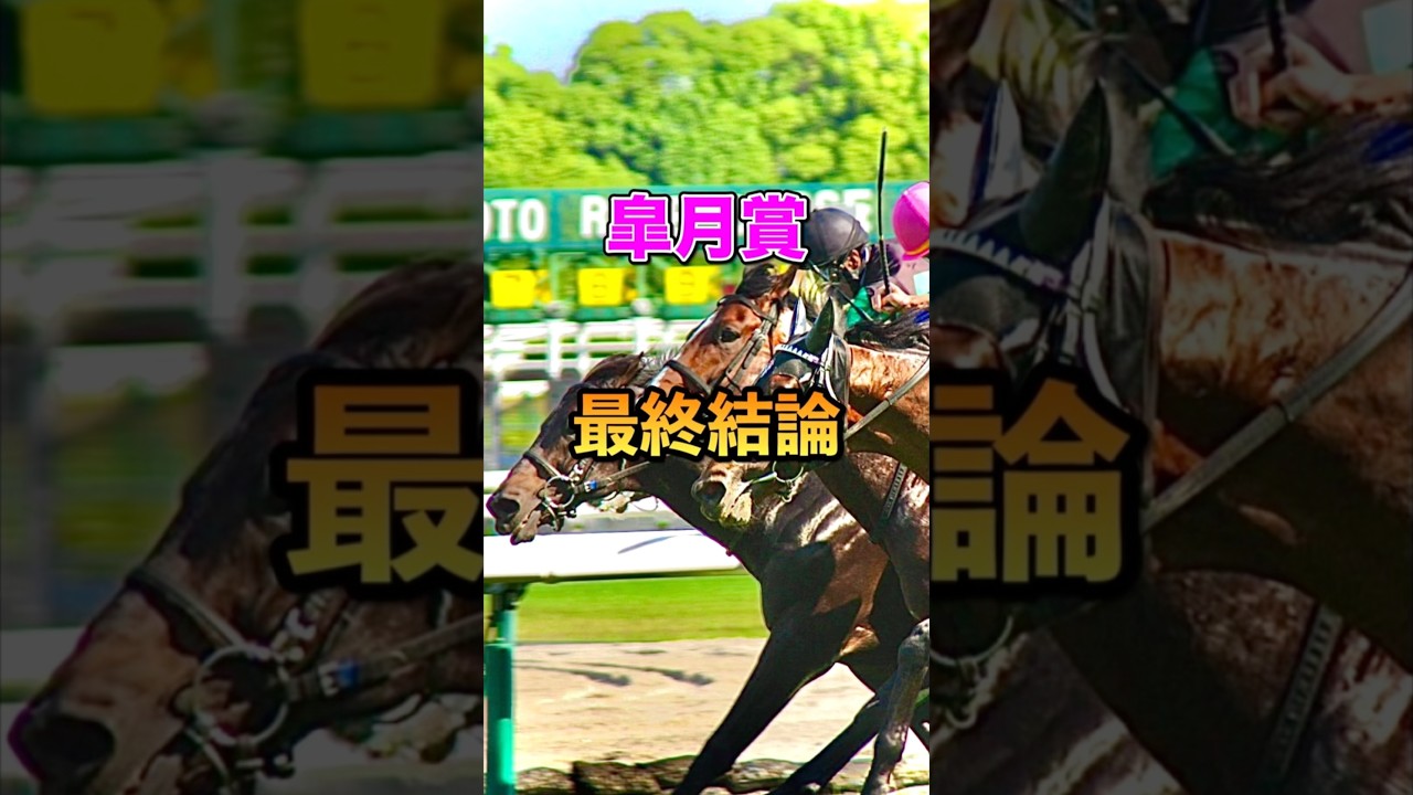 【皐月賞2025】最終結論