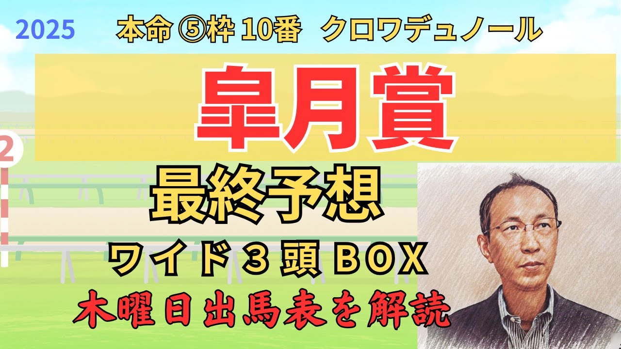 ◎ クロワデュノール 「皐月賞 2025　ワイド3頭BOX3点 予想」 桜花賞は的中！ #皐月賞