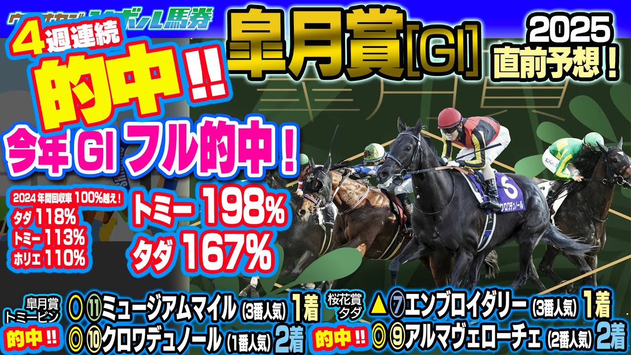 【4週連続 #的中】【皐月賞2025】♯164 ウマオヤジ予想！2025.4.13 ON AIR #皐月賞